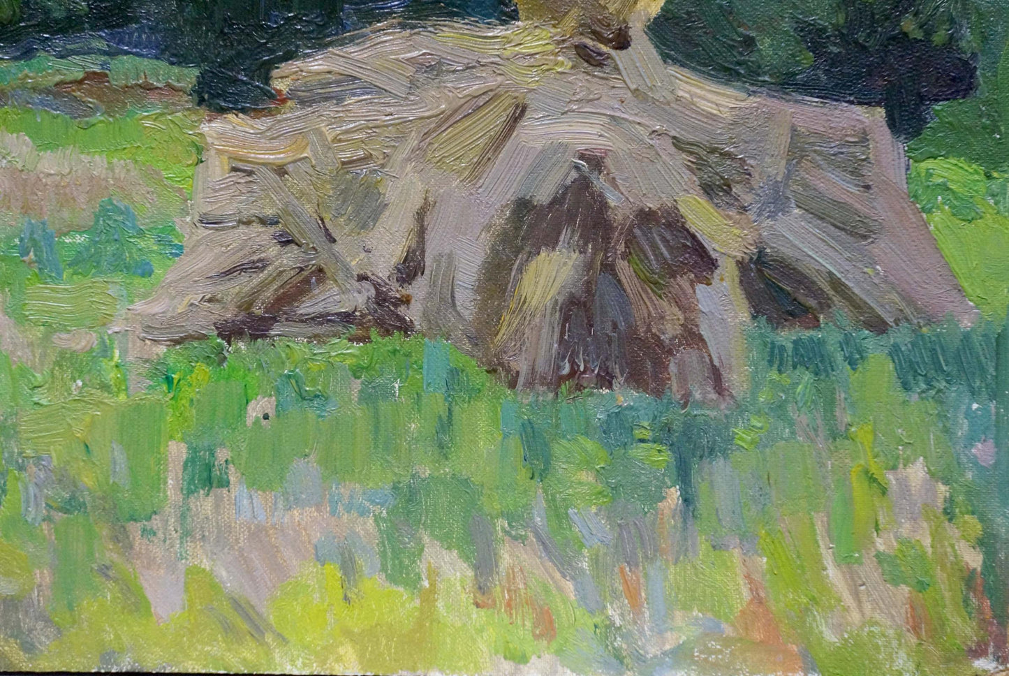 Oil painting Forest landscape Kolomoitsev Petr Mikhailovich