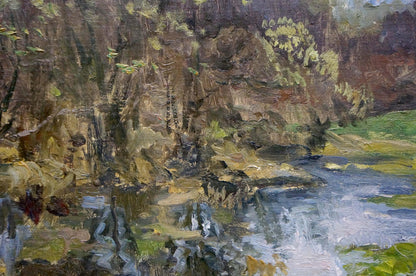 Oil painting After the rain Korzh Vladimir Demyanovich