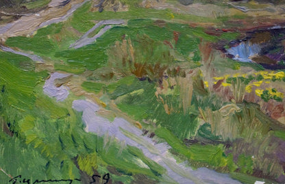 Oil painting Autumn Kryzhevsky Grigory Zinovievich