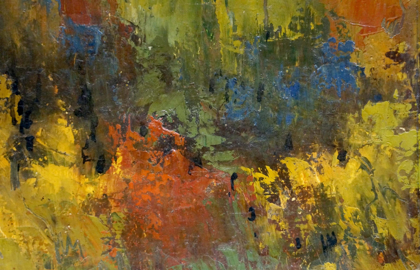 Oil painting Evening landscape Kolosovsky Georgy Sergeevich