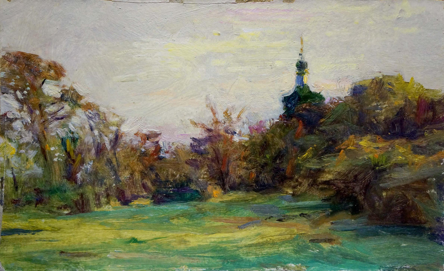 Oil painting Landscape Puzyrkov Viktor Grigorievich