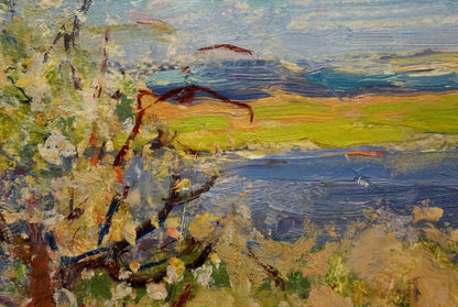 Oil painting Summer hot day Bakaev Sergey Ivanovich