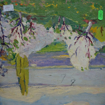 Oil painting Summer hot day Bakaev Sergey Ivanovich
