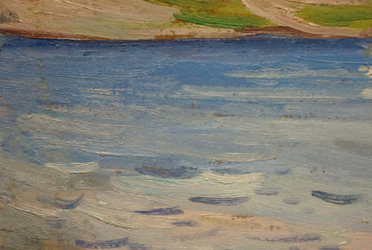Oil painting Yacht Buryachok Nikolay Ivanovich