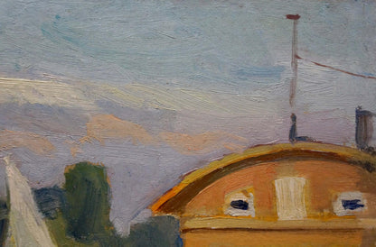Oil painting Yacht Buryachok Nikolay Ivanovich