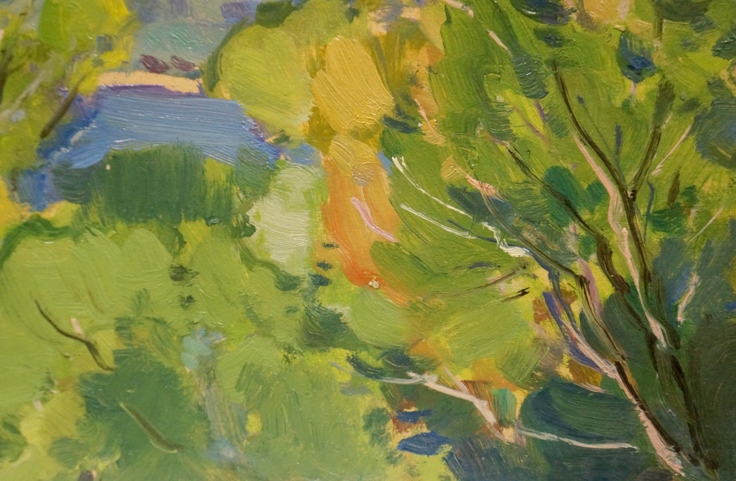 Oil painting Summer landscape Buryachok Nikolay Ivanovich