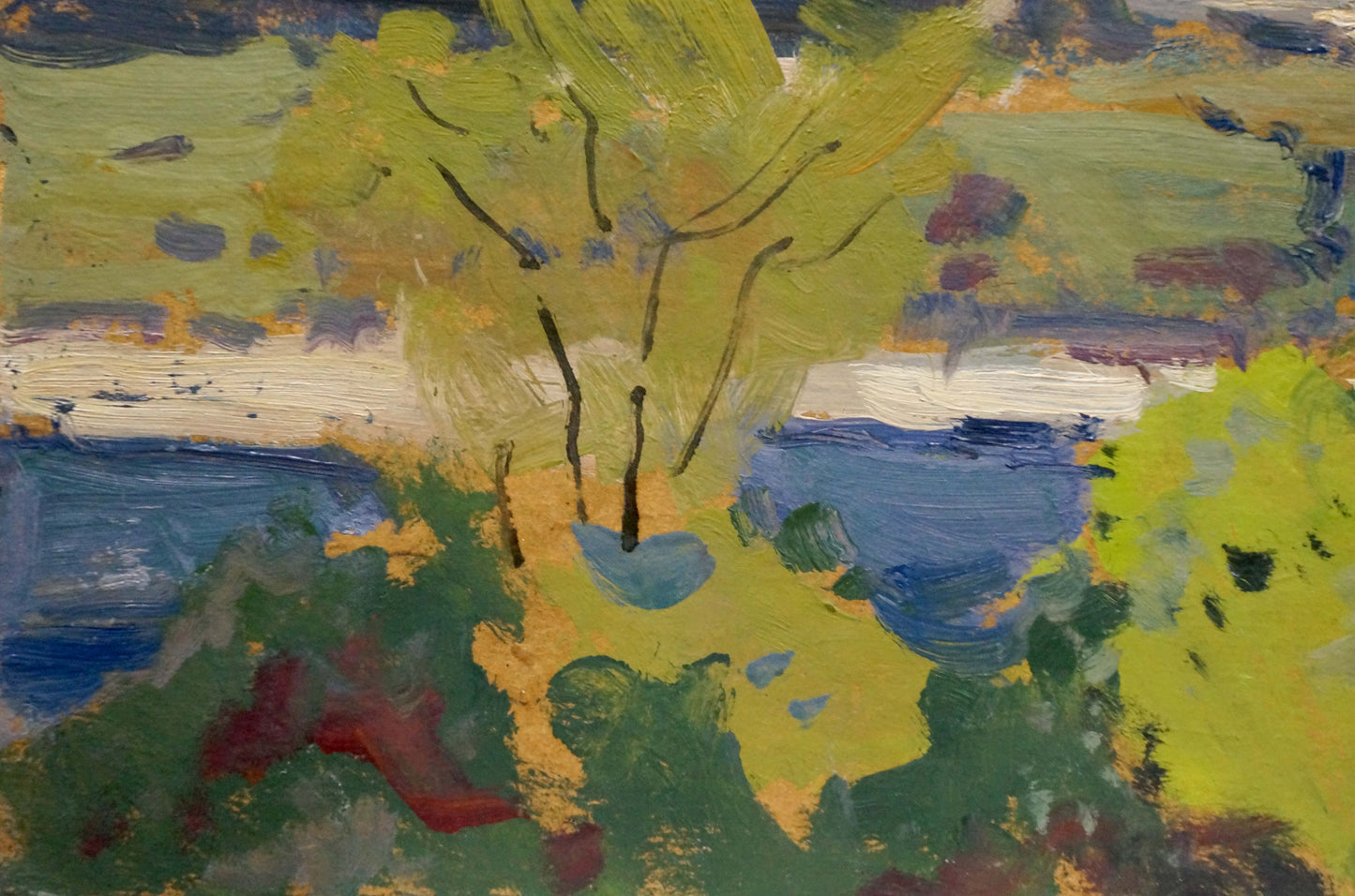 Overlooking the village Buryachok Nikolay Ivanovich