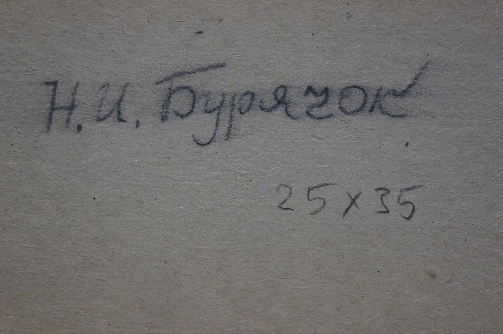 Width of the painting View of the village of Mykola Ivanovich Buryachok