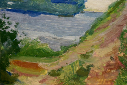 Oil painting Mountain landscape Buryachok Nikolay Ivanovich
