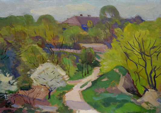 Oil painting Summer has come Buryachok Nikolay Ivanovich