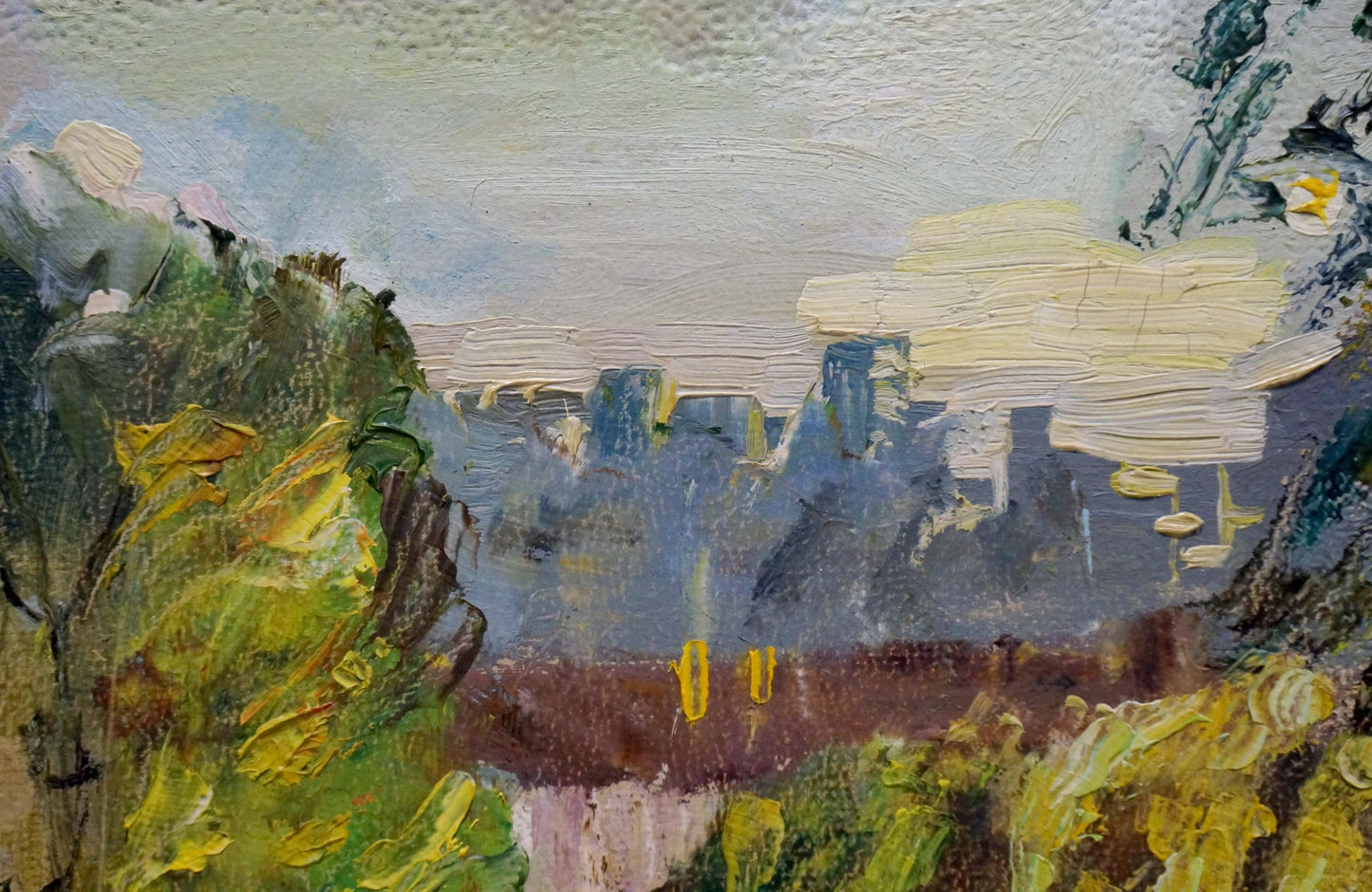 Oil painting Forest landscape Bazylev Nikolay Ivanovich