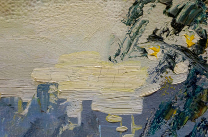 Oil painting Forest landscape Bazylev Nikolay Ivanovich