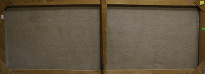 Oil painting Blooming fields