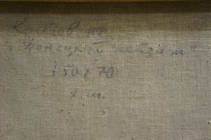 Oil painting Field work Kravtsov Nikolay Fedorovich