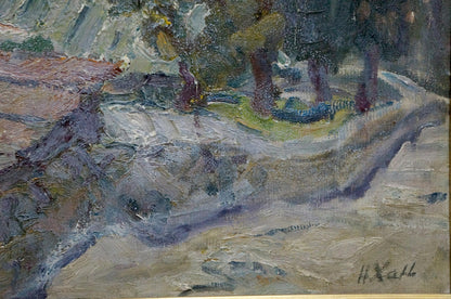 Oil painting Spring landscape Khan Nikolay Alekseevich