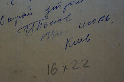 Oil painting House on the outskirts Popov Igor Alexandrovich