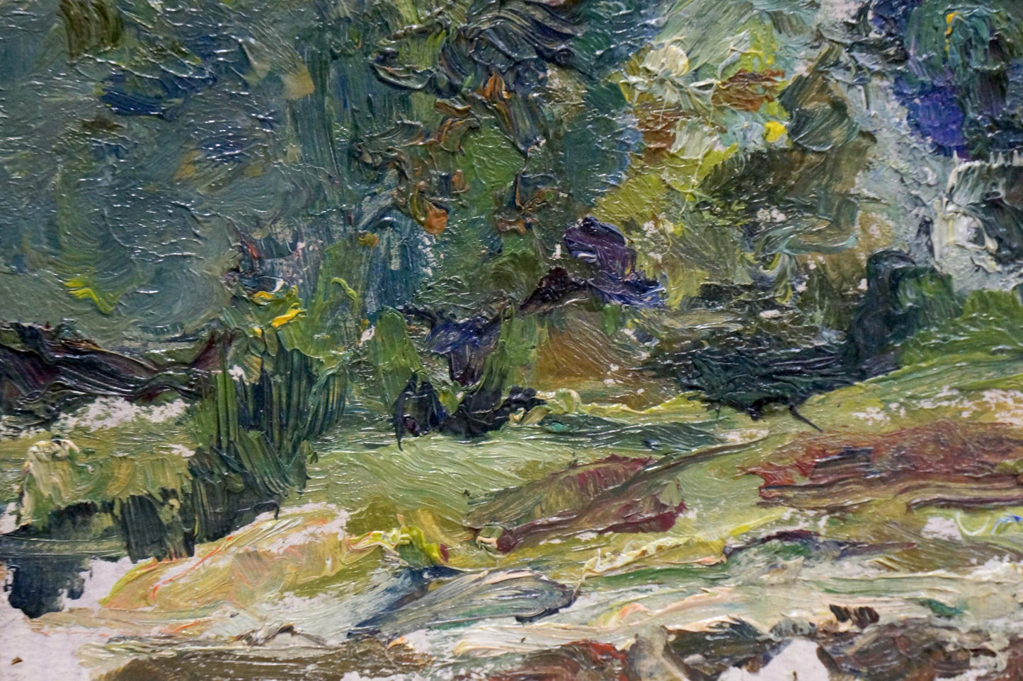 Oil painting In the woods Igor Popov