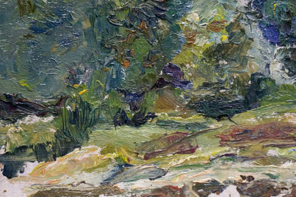 Oil painting In the woods Igor Popov