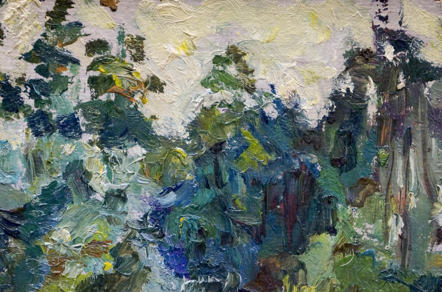 Oil painting In the woods Igor Popov