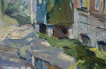 Oil painting Rustic beauty Gorobets Pavel Matveevich