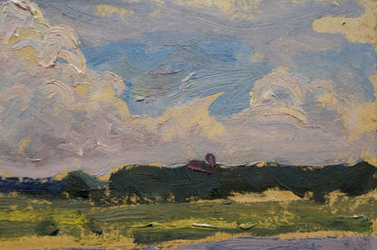 Oil painting Before the rain Trohimenko Karp Demyanovich