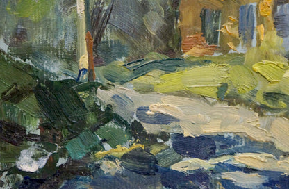 Oil painting School Gorobets Pavel Matveevich