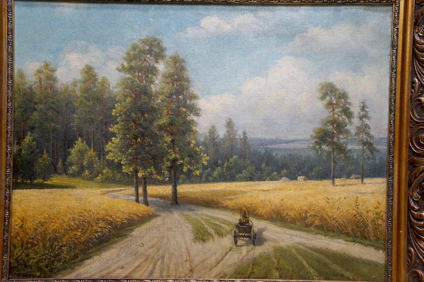 Oil painting Forest edge Tolkachevsky I.