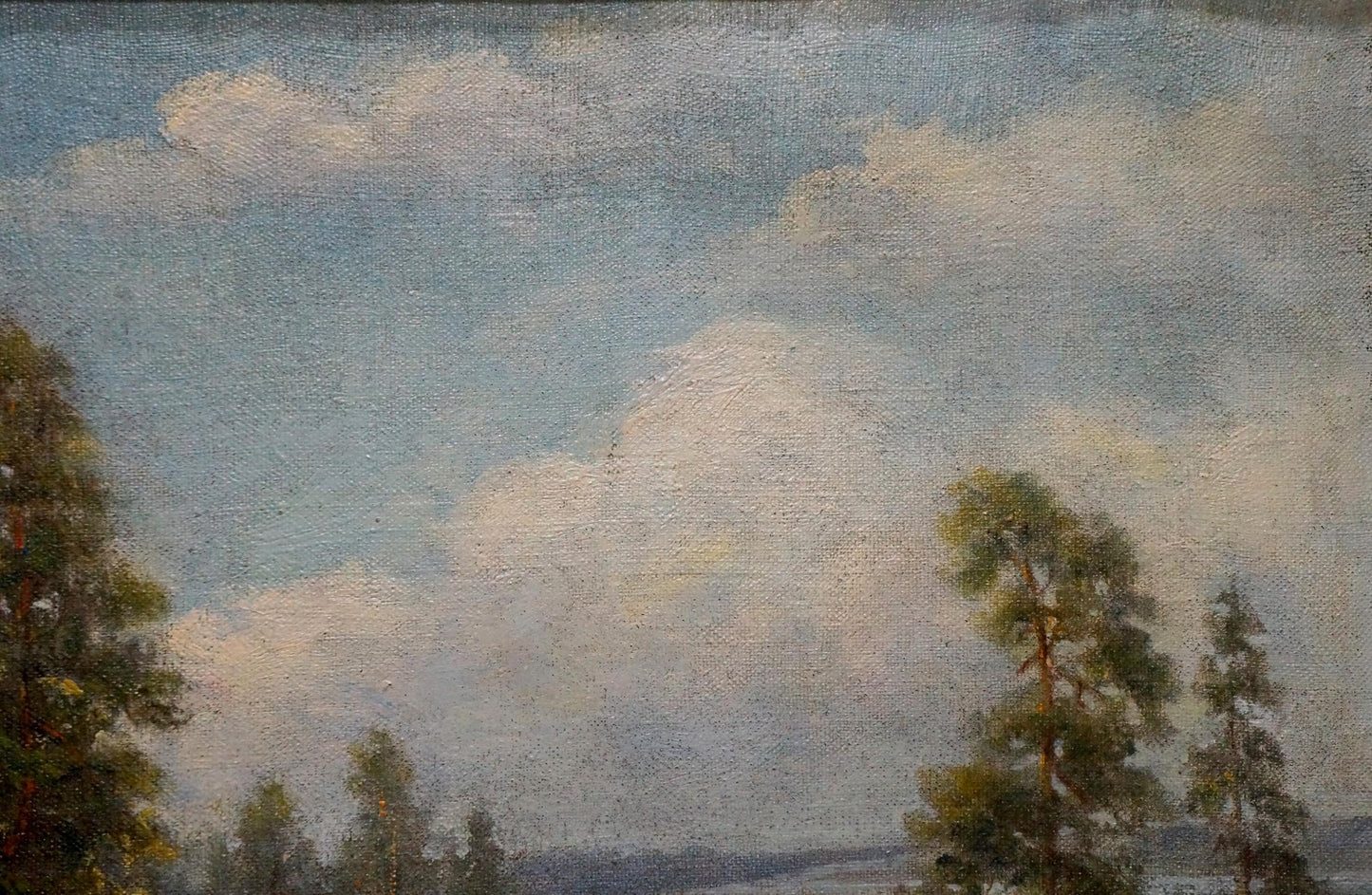 Oil painting Forest edge Tolkachevsky I.