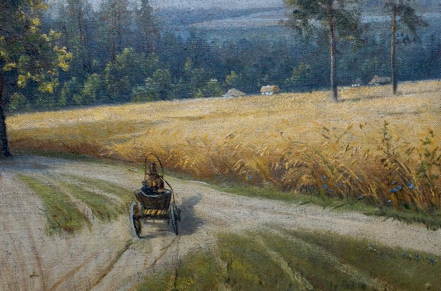 Oil painting Forest edge Tolkachevsky I.