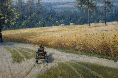 Oil painting Forest edge Tolkachevsky I.