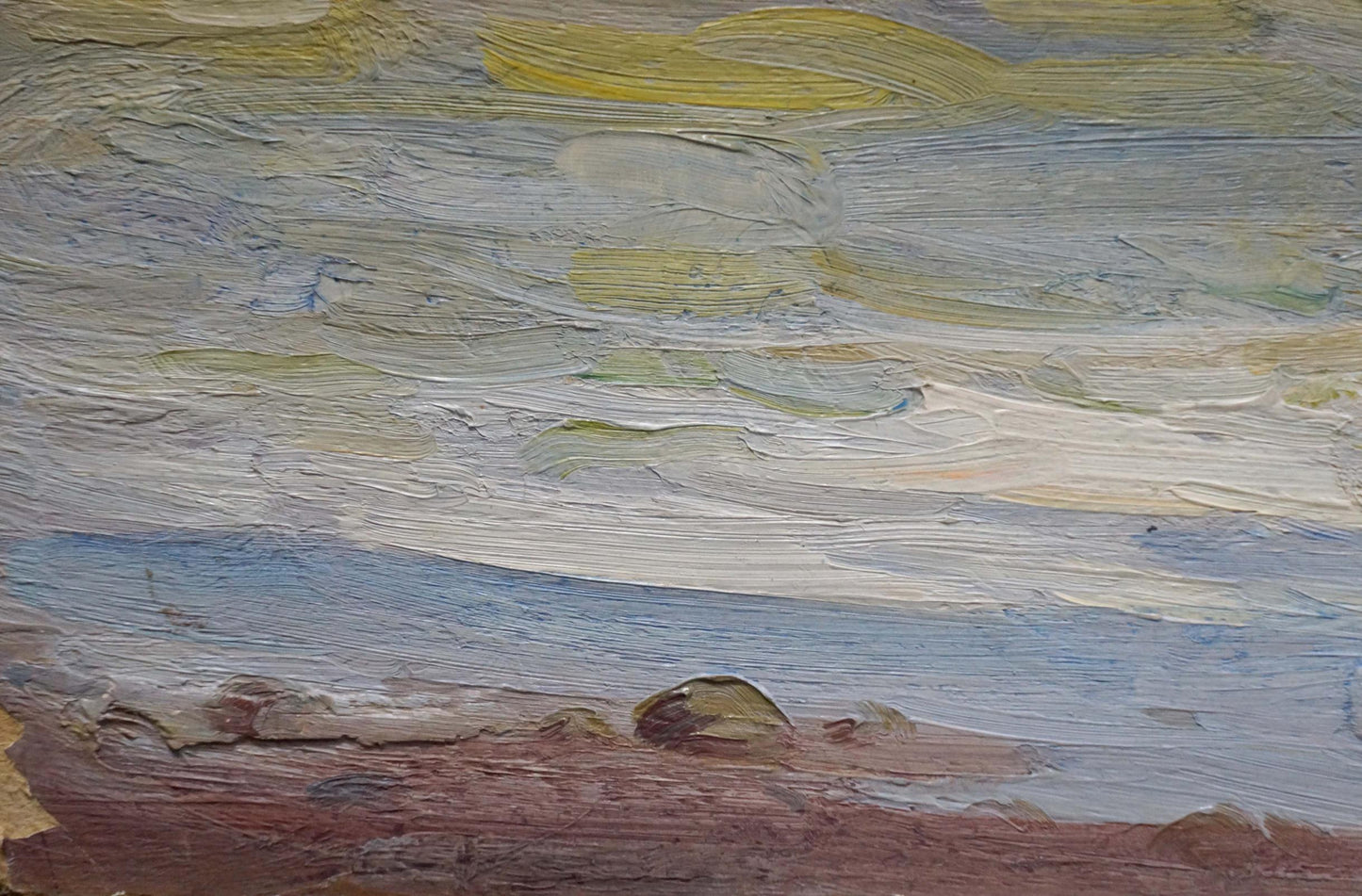 Oil painting Volga Strelov Arkady Efimovich