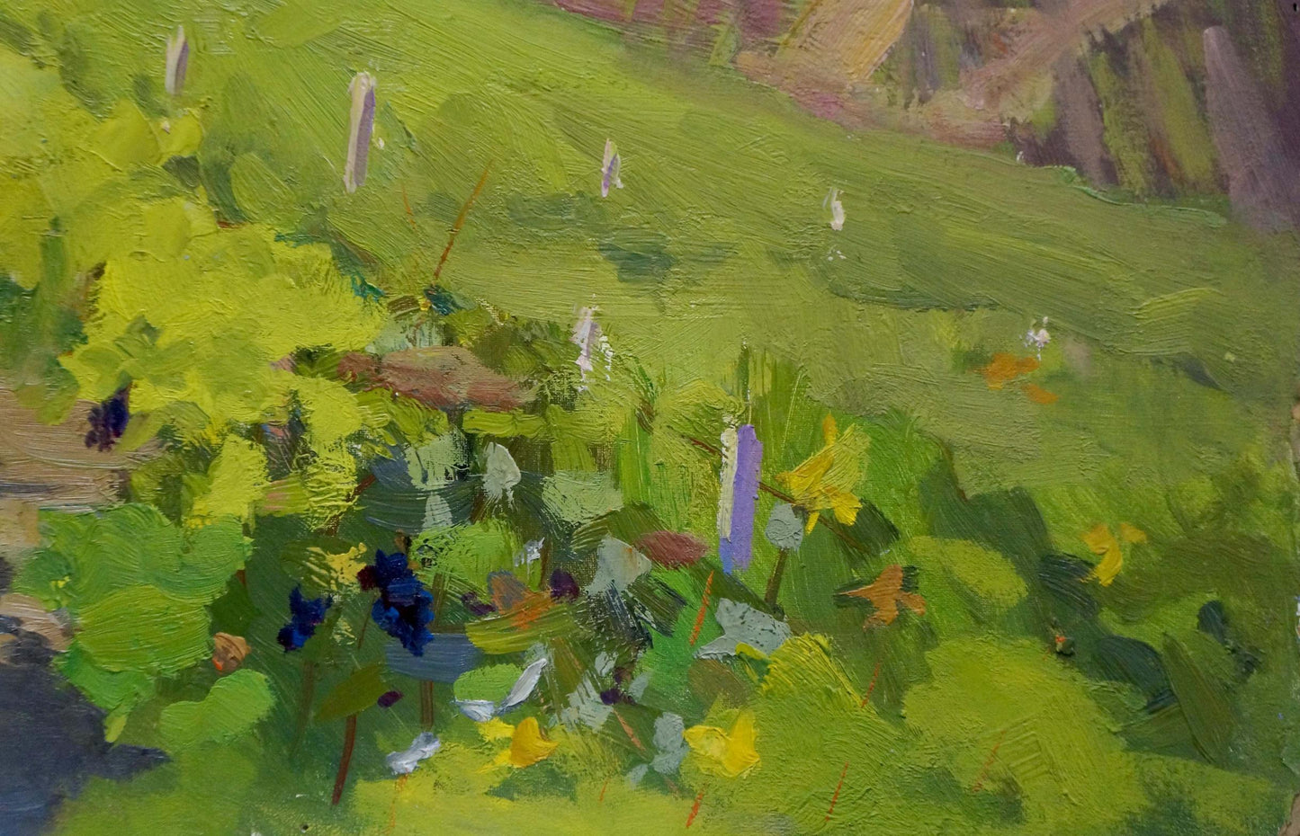 Oil painting Vineyards Stremsky Alexander Ivanovich