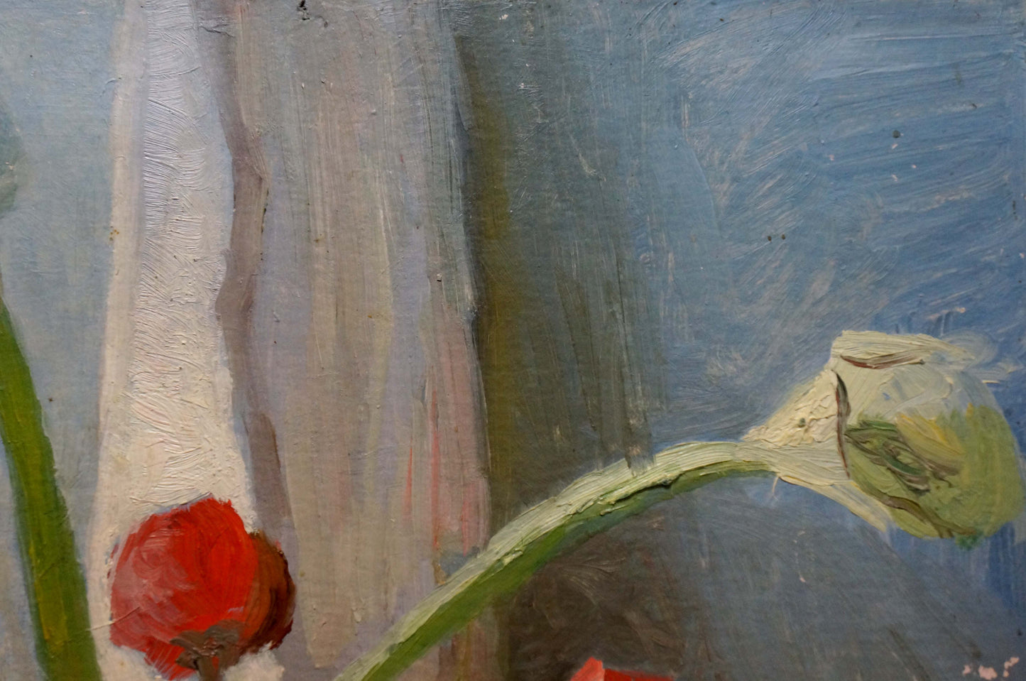 Oil painting Flowers Les
