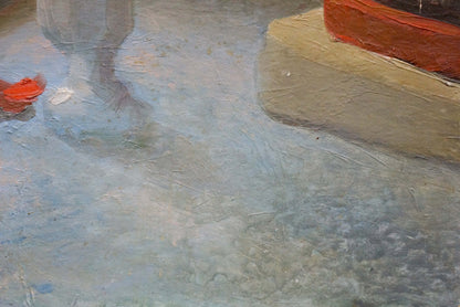 Oil painting Flowers Les