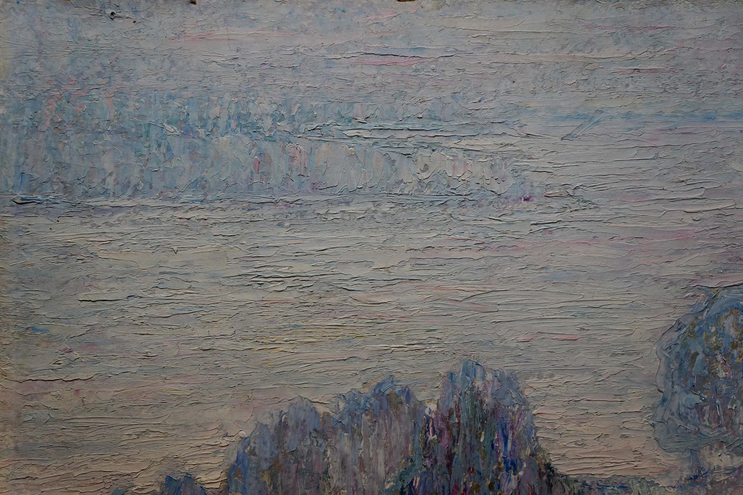 Oil painting Natural landscape Mandrikova - Donchik Nadezhda Alekseevna