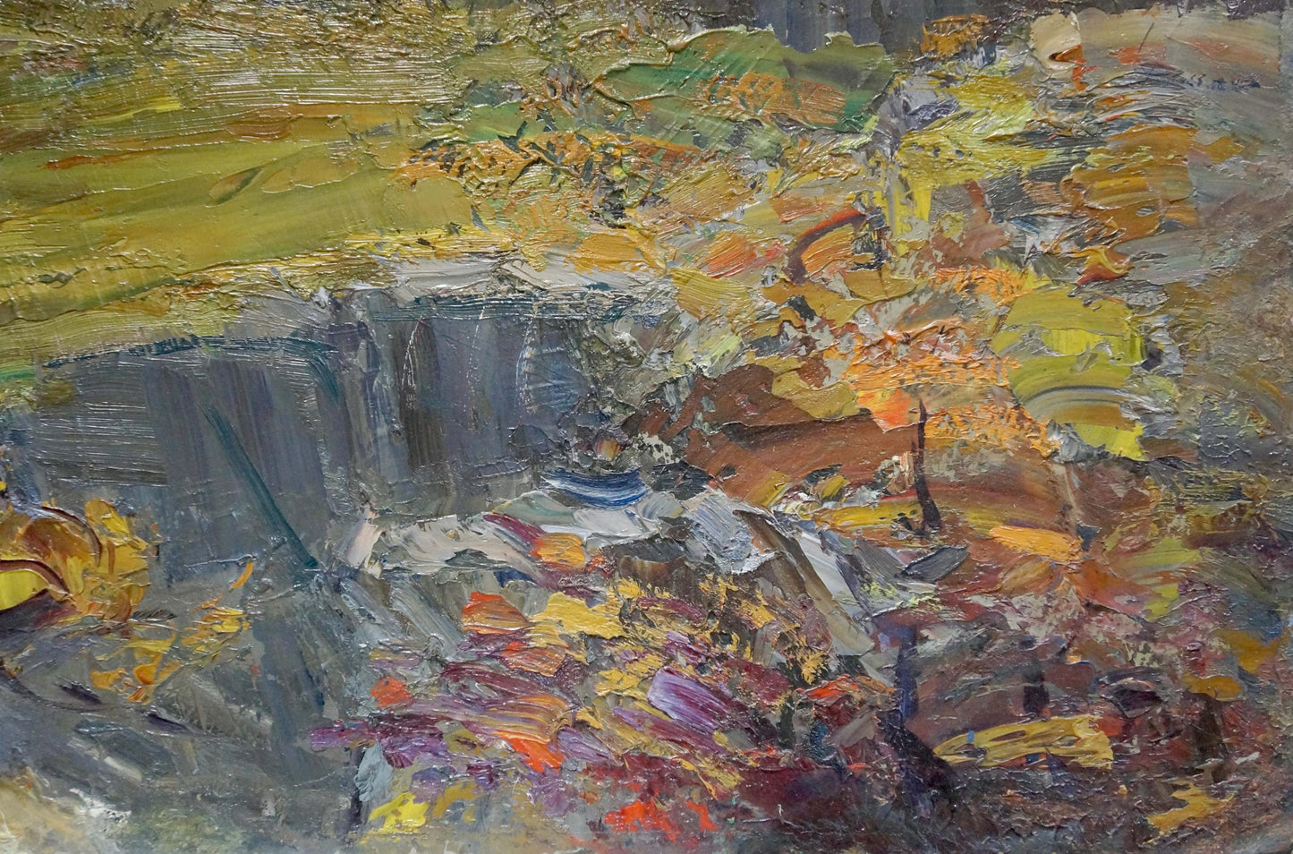 Oil painting Mountain landscape Stremsky Alexander Ivanovich