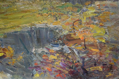 Oil painting Mountain landscape Stremsky Alexander Ivanovich