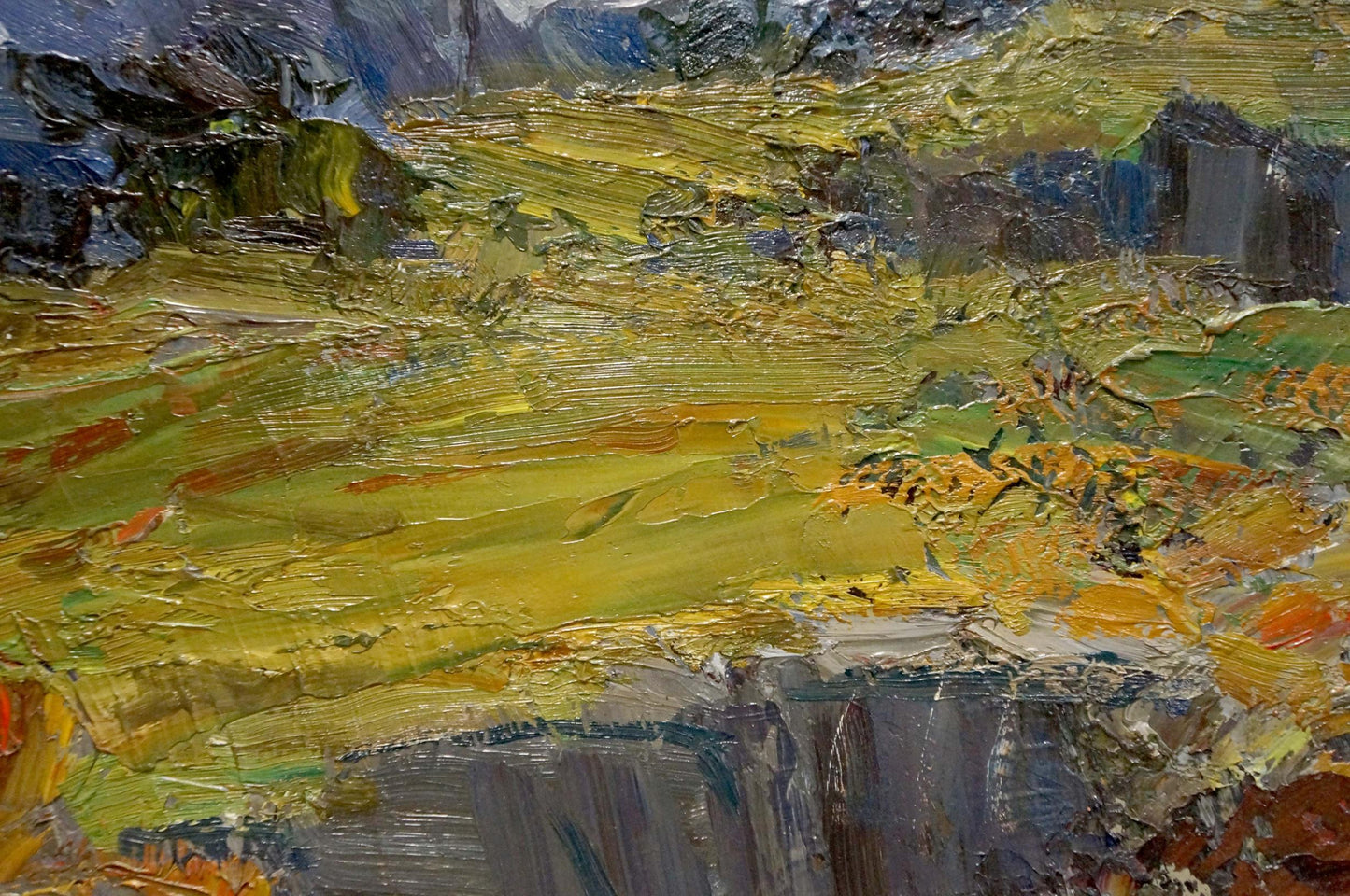 Oil painting Mountain landscape Stremsky Alexander Ivanovich