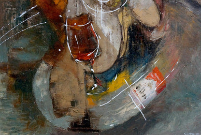 Abstract oil painting Attend Alexander Lvovich Schwartz