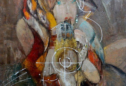 Abstract oil painting Attend Alexander Lvovich Schwartz