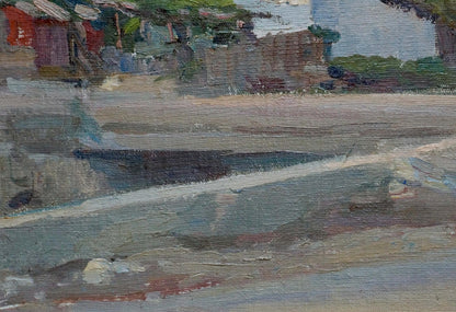 Oil painting Kisel Ivan Gordeevich City landscape