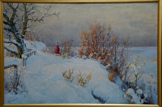 Oil painting Winter fairy tale Kovalskaya-Ilyina Polina Vladimirovna
