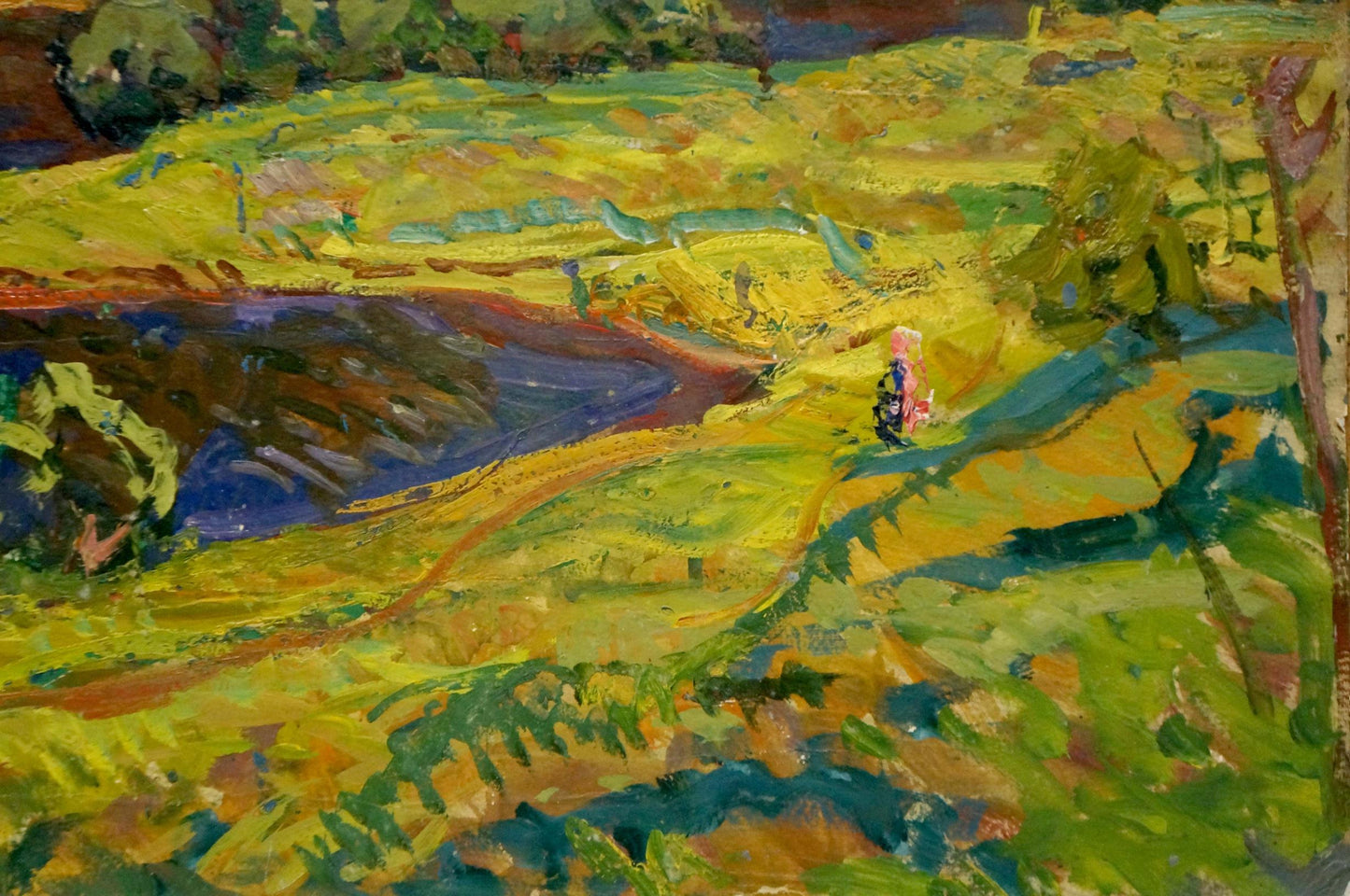 Oil painting Summer landscape Gaiduk Viktor Kirillovich
