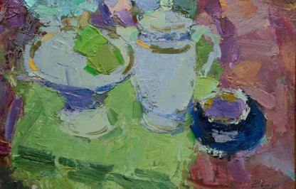 Oil painting Still life Schwab Vladimir