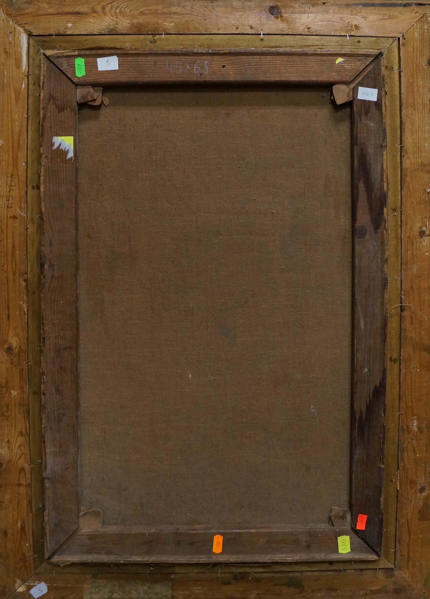 Oil painting Shore landscape Sabadysh Petr Evlampievich