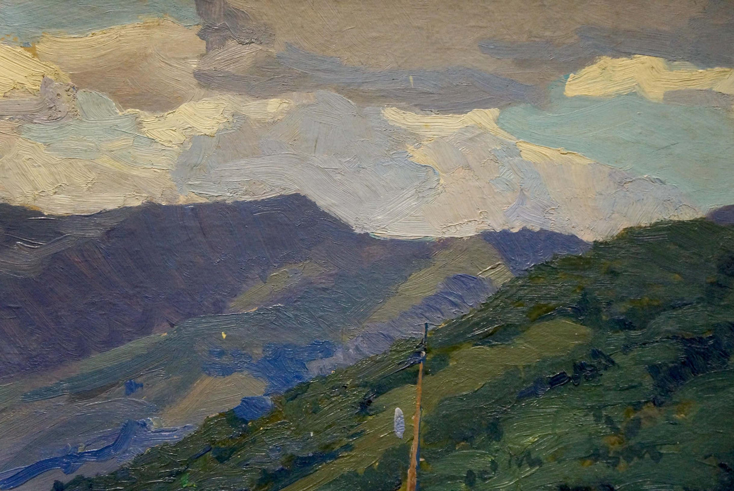 Oil painting Mountain landscape Fomin Anatoly Nikiforovich