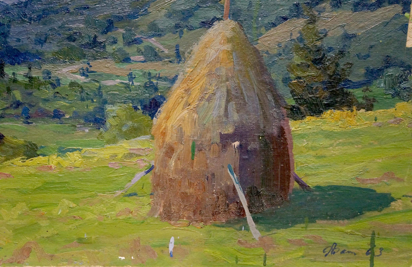 Oil painting Mountain landscape Fomin Anatoly Nikiforovich