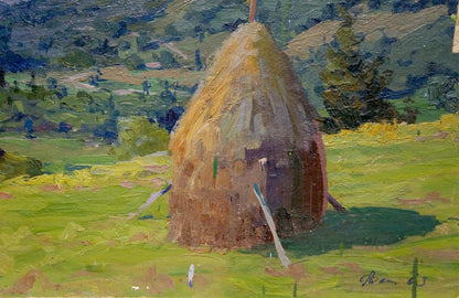 Oil painting Mountain landscape Fomin Anatoly Nikiforovich