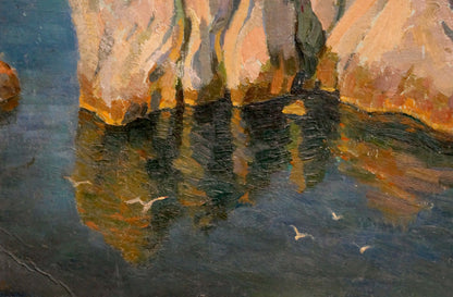 Oil painting Rocky shore Mamchich Stepan Gavriilovich