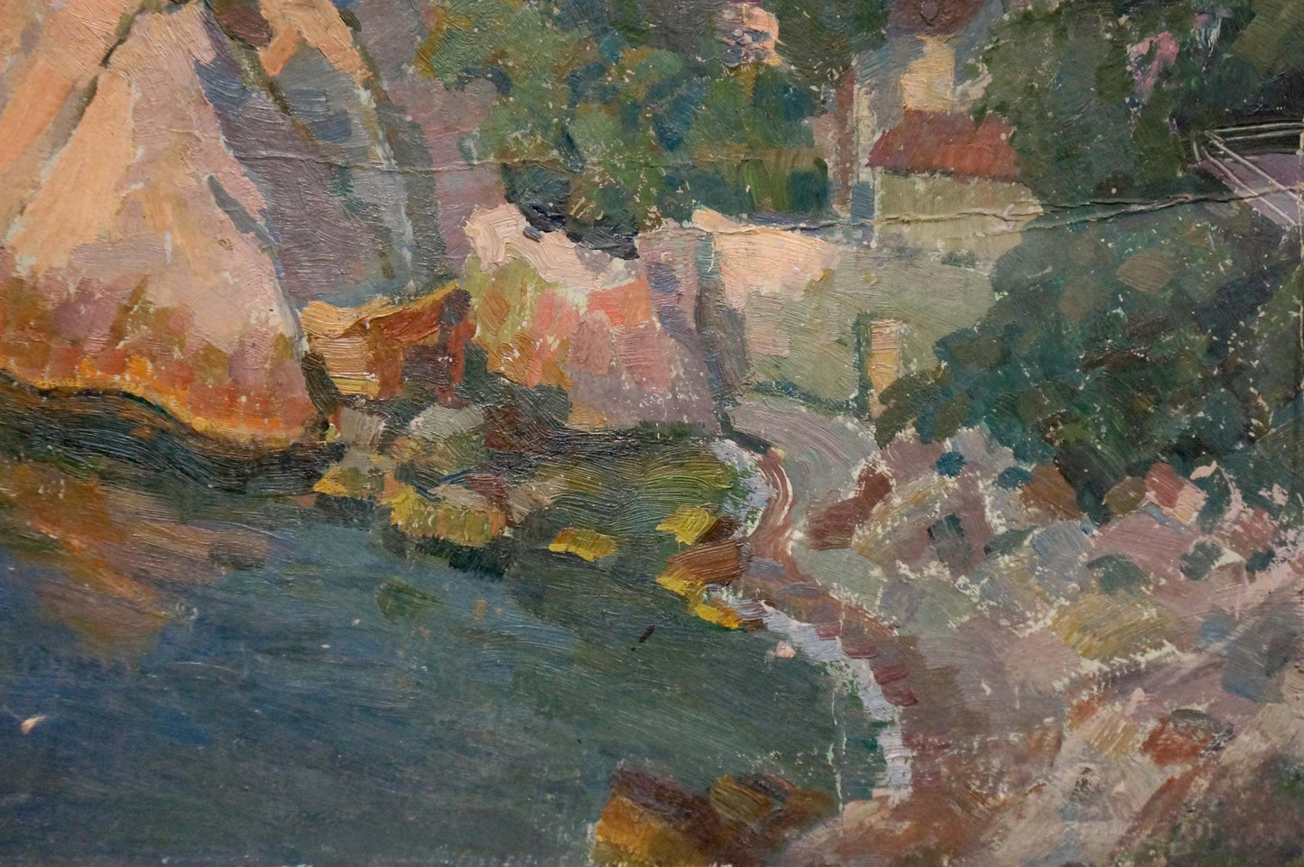 Oil painting Rocky shore Mamchich Stepan Gavriilovich